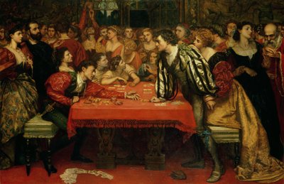 On Altıncı Yüzyılda Bir Venedik Oyun Evi by Valentine Cameron Prinsep