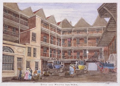 Boğa ve Ağız Sokağı, Londra, 1806 by Valentine Davis