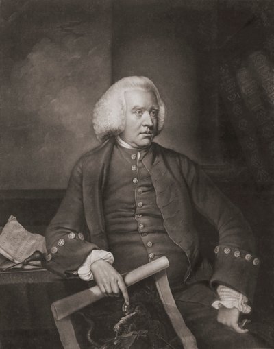 John Boydel. Portre (baskı) by Valentine Green