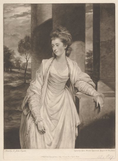 Louisa Finch (kızlık soyadı Thynne), Aylesford Kontesi by Valentine Green