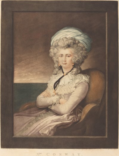 Maria Cecilia Louisa Cosway, 1787. by Valentine Green