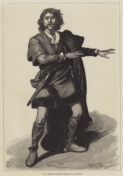 Bay H Irving Macbeth olarak by Valentine Walter Lewis Bromley