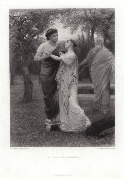 Troilus ve Cressida by Valentine Walter Lewis Bromley