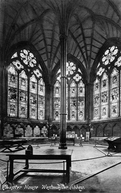 Bölüm Evi, Westminster Abbey, 20. yüzyıl by Valentine and Sons Ltd