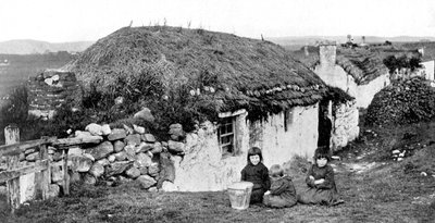 Crofters evleri, Stornoway, Lewis, Western Isles, İskoçya, 1924-1926. by Valentine and Sons Ltd