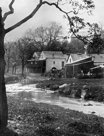 Eski değirmen, Milngavie, East Dunbartonshire, İskoçya, 1924-1926. by Valentine and Sons Ltd