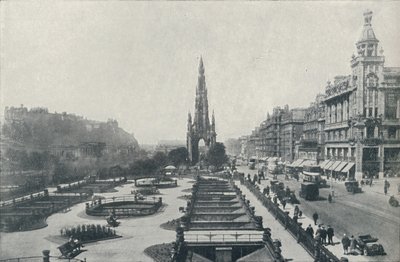 Princes Caddesi, Edinburg, 1910 by Valentine and Sons Ltd