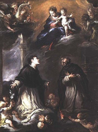 Madonna ve Çocuk, iki Dominik Azizi