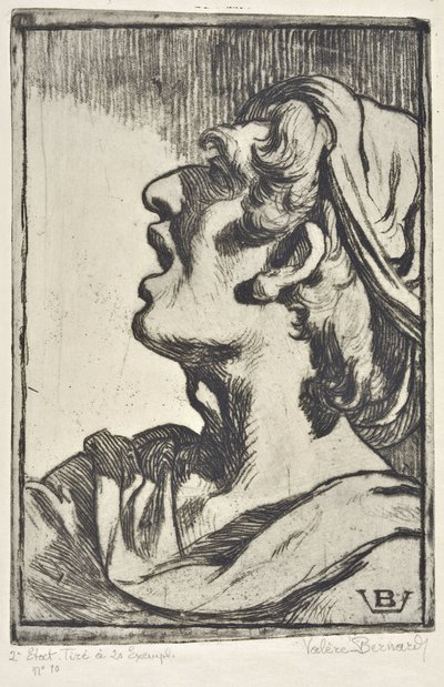 Adamın Başı (çizim) by Valère Bernard