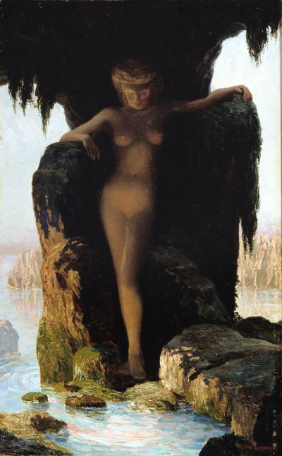 Kaynak (tuval üzerine yağlı boya) by Valère Bernard