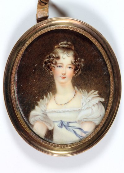 Leydi Charlotte Cavendish Bentinck (emaye) by Vanacker (manner of)