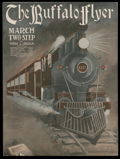 The Buffalo Flyer, 1770-1959 dolayları (baskı) by Vandersloot Music Publishing Company