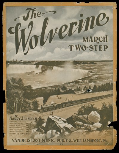 Wolverine, 1770-1959 dolayları (baskı) by Vandersloot Music Publishing Company