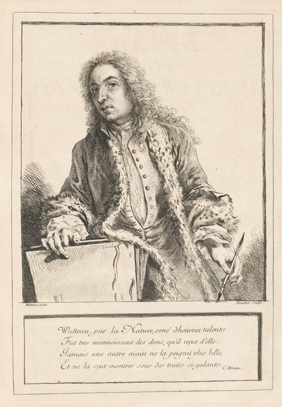 Antoine Watteau tarafından doğadan çizilen farklı karakterlerin, manzaraların ve çalışmaların figürleri (cilt I) by Various Artists after Antoine Watteau