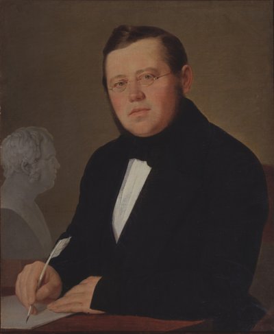 Yazarın portresi Mikhail Zagoskin 1789-1852 by Vasili Andreevich Tropinin