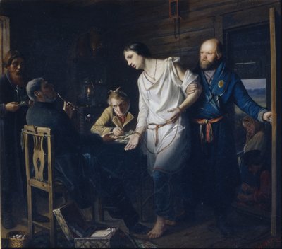 Kırsal Polis Soruşturma Komiseri, 1857 by Vasili Grigorevich Perov