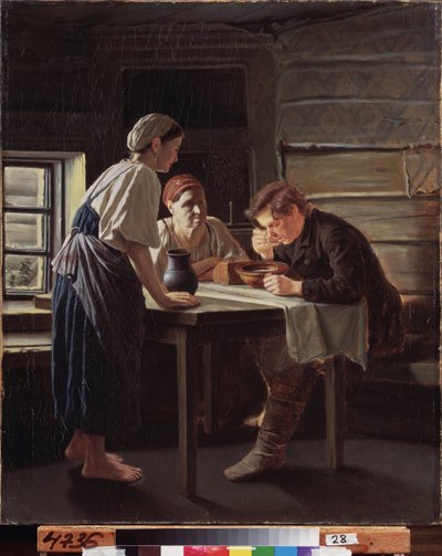 Hacının resepsiyonu. Vasili (Vassili) Grigorievich Perov