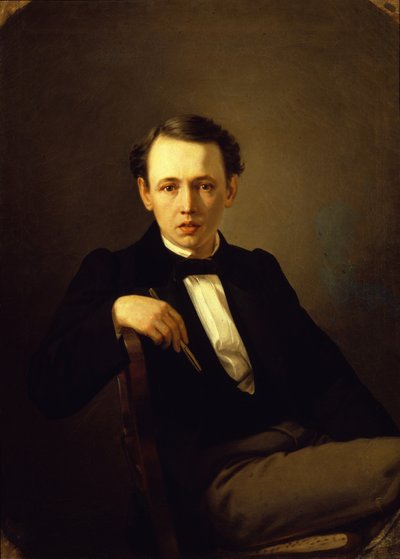 Otoportre, 1851 by Vasili Grigorevich Perov