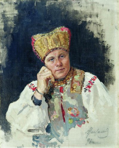 Rus köylüsü, 1896 by Vasili Maksimovich Maksimov