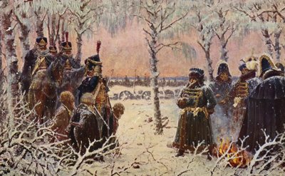 Silahla yakalandılar - Vurun onları (renkli taş baskı) by Vasili Vasilievich Vereshchagin