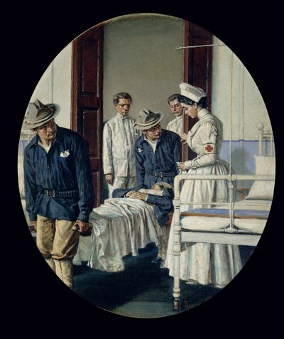 Bir askeri hastanede by Vasili Vasilievich Vereshchagin