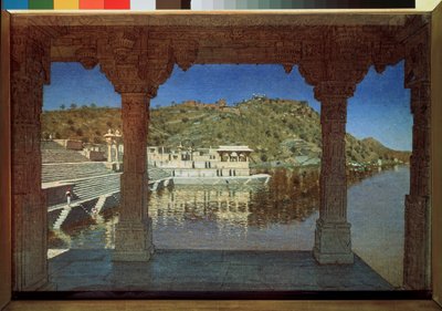 Rajasthan (Hindistan), sur le lac a Udaipur (Rajasthan, Udaipur