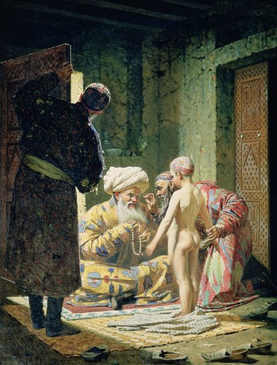 Çocuk Köle Satışı by Vasili Vasilievich Vereshchagin