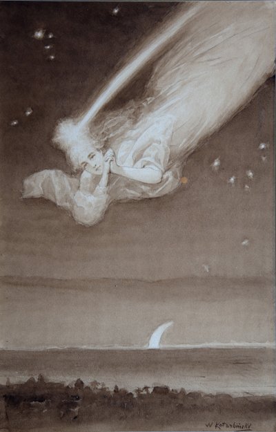 Kayan Yıldız, 1910'lar by Vasilii Kotarbinsky