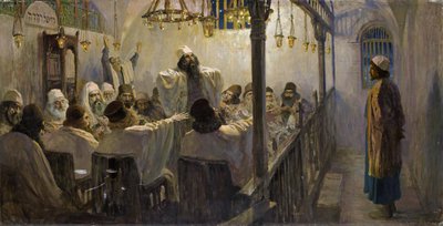 Il est coupable de la mort - Ölümden suçlu! - Polenov, Vasili Dmitrievich (1844-1927) - 1906 - Tuval üzerine yağlıboya - 113x220 - Özel Koleksiyon (Sanatçının 1890-1900