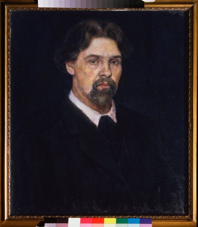 Otomatik Portre - Otoportre - Painture de Vasilli Ivanovich Sourikov (Vasily Surikov Oy Vassily Surikov) (1-6), Huile Sur Toile by Vasilij Ivanovic Surikov