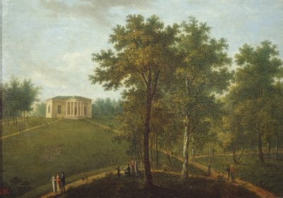 Hakikat Tapınağı. Kurakin Estate Nadezhdino Parkında Görünüm, 1790