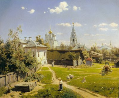 Moskova Avlusu by Vasily Polenov