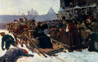 Boyar Morozova bir çalışma, 1881, 1965. by Vasily Surikov