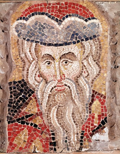 Bir peygamberin başı (mozaik by Veneto Byzantine School