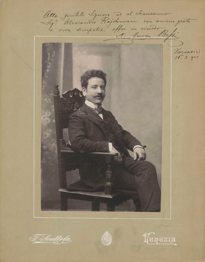 Organist ve besteci Marco Enrico Bossi