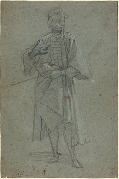 Bir Adam Figürü [rekto] by Ventura Salimbeni