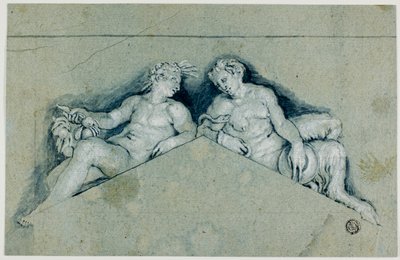 Alegorik Erkek Figürlü Kapı Üstü by Veronese
