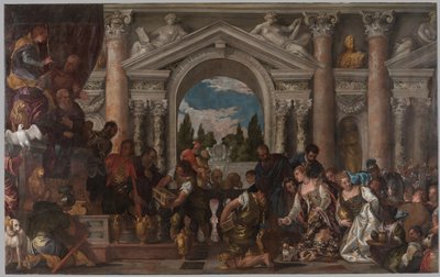 Sheba Kraliçesi Süleyman'a hediyeler sunar, 1582-83 by Veronese