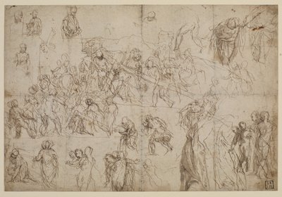 1571 dolaylarında Haç taşıyan İsa için çalışmalar by Veronese