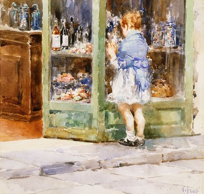 Pencere alışverişi yapan kız by Vicenzo Irolli