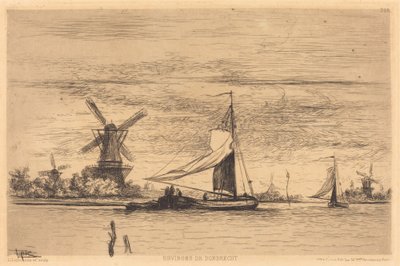 Environs de Dordrecht by Vicomte Ludovic Lepic