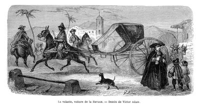 Araba, Havana, Küba, 1859. by Victor Adam