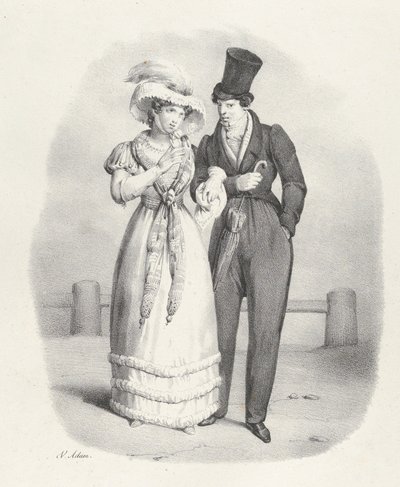 Çatlak. V: O dürüst bir kadın O dürüst bir kadın, 1824. by Victor Adam