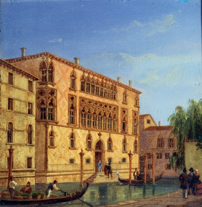Palazzo Giovanelli, 19. yüzyıl by Victor Adam