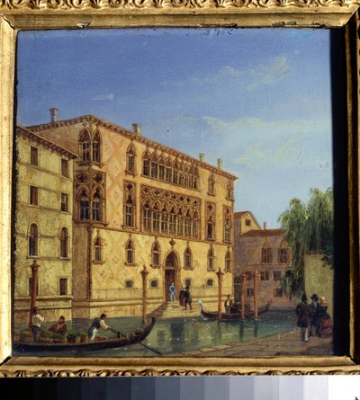 ""Vue de Venise: le palais Giovanelli"" (Venedik