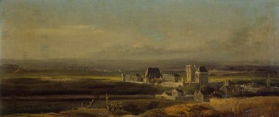 Vincennes Kalesi ve kasabası by Victor Amedee Faure