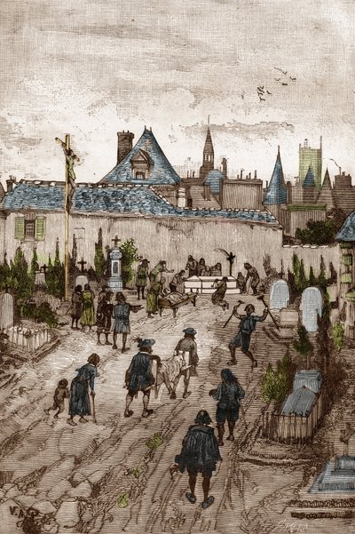18. yüzyılda Jansenist konvülsiyon (veya Saint Medard) (konvülsiyon çalışmaları): "" hasta ve halsizler, mucizevi bir şekilde gueris olmak için Saint-Medard mezarlığına (deacon Francois Paris'in mezarının bulunduğu yer) giderler" (Convul by Victor Armand Poirson
