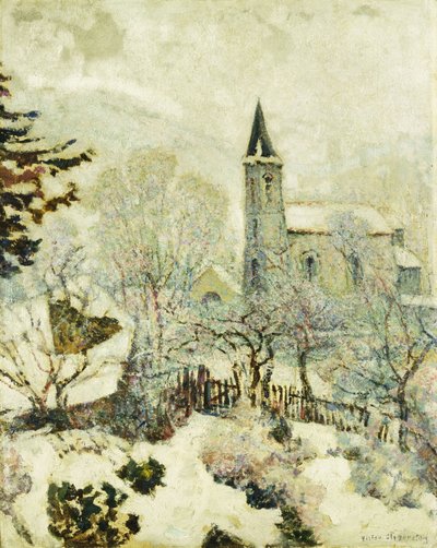 Kışın Murol Kilisesi; Kışın Murol Kilisesi by Victor Charreton