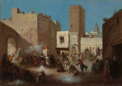Düğün Alayı. by Victor Eeckhout