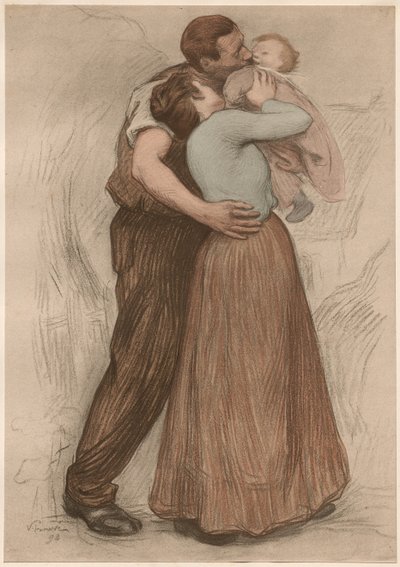 Öpücük, 1898. by Victor Emile Prouve